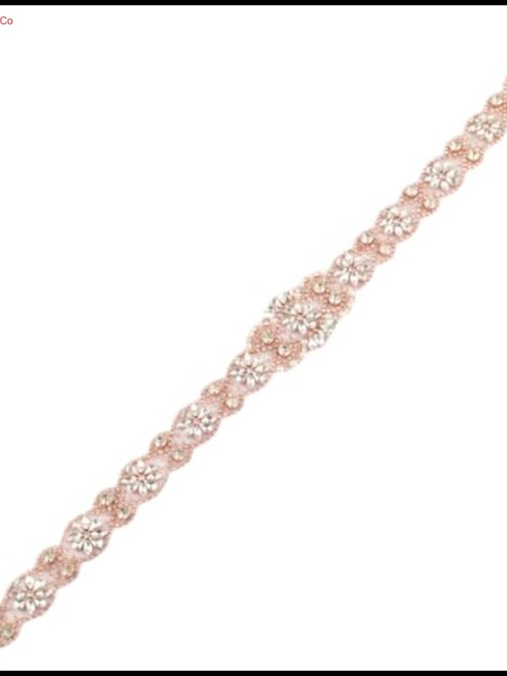 Pearl Rhinestone Wedding Belt Sash with Ribbons Bridal Accessory